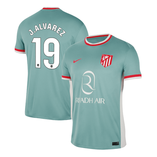 J.ALVAREZ #19 Atletico Madrid Away  Soccer Jersey 2024/25 footmaillots.fr