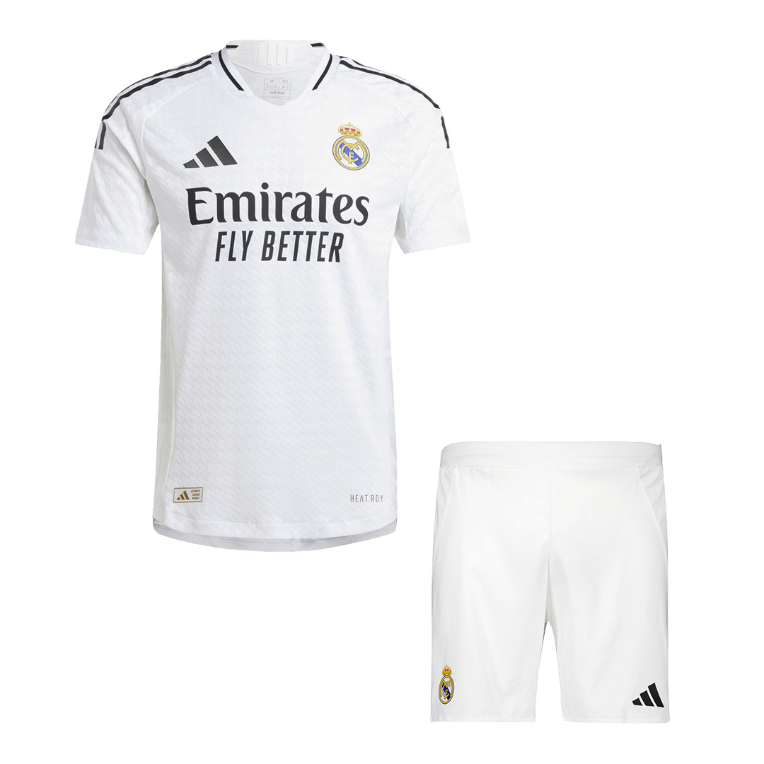 Player Version Real Madrid Home  Soccer Jersey Kit(Jersey+Shorts) 2024/25 footmaillots.fr