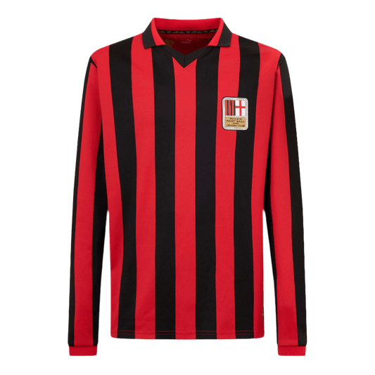 AC Milan Long Sleeve  Soccer Jersey 2024/25 - 125th Anniversary footmaillots.fr