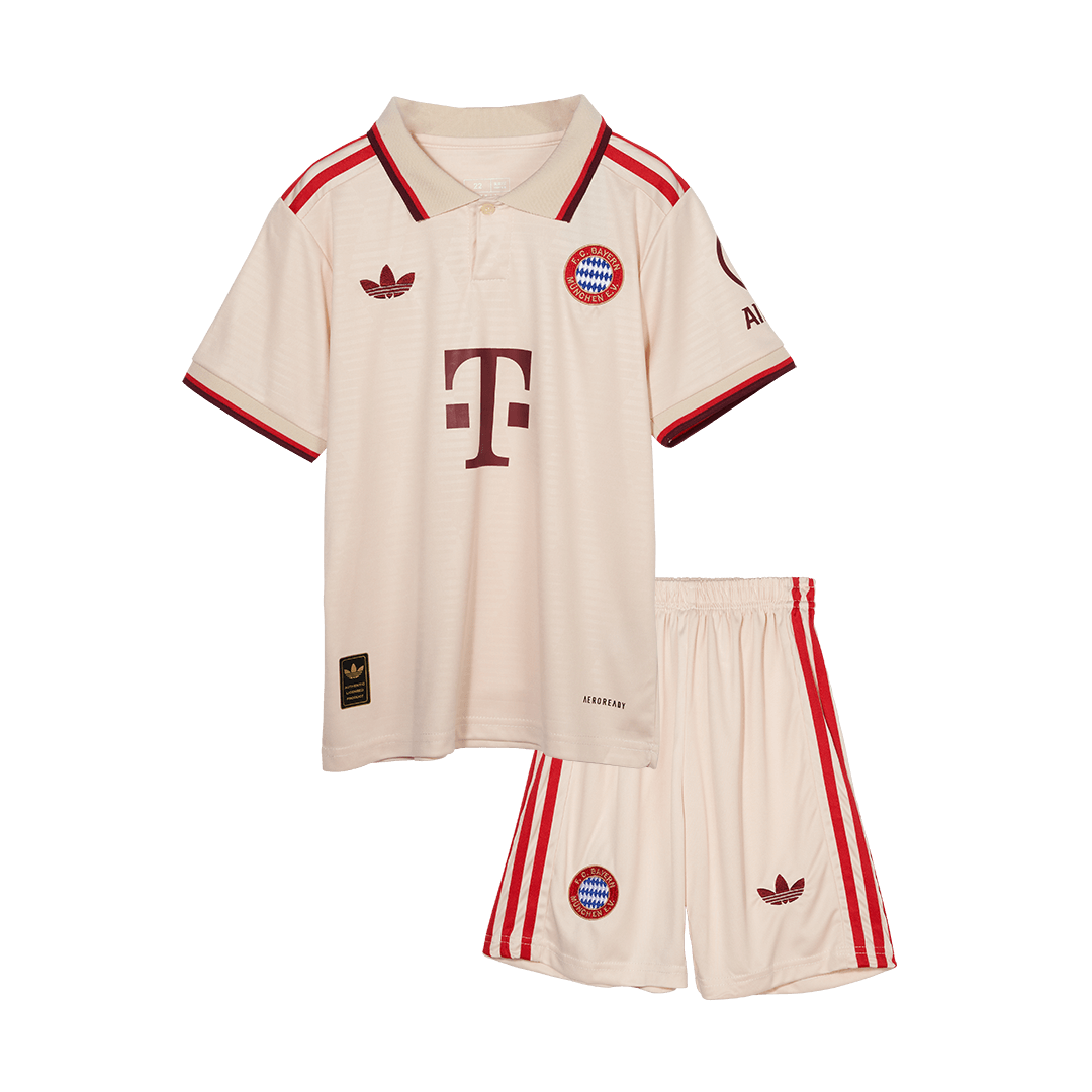 Kid's Bayern Munich Third Away  Soccer Jersey Kit(Jersey+Shorts) 2024/25 - UCL footmaillots.fr