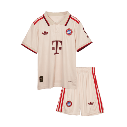 Kid's Bayern Munich Third Away  Soccer Jersey Kit(Jersey+Shorts) 2024/25 - UCL footmaillots.fr