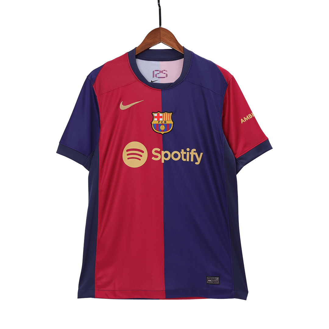 Barcelona Home  Soccer Jersey Kit(Jersey+Shorts) 2024/25 footmaillots.fr