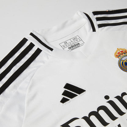Kid's Real Madrid Home Soccer Jersey Kit(Jersey+Shorts) 2024/25 footmaillots.fr