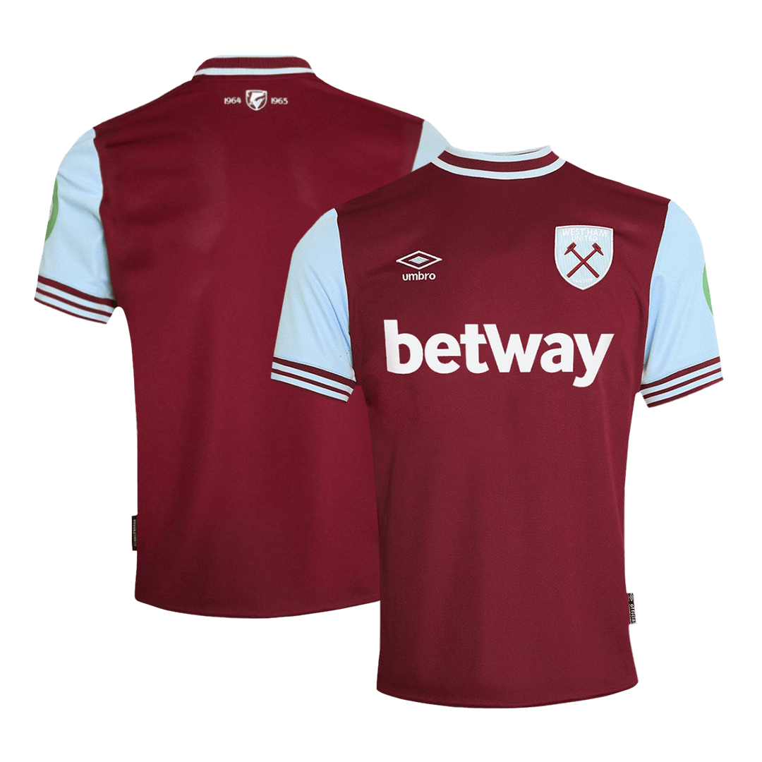 West Ham United Home  Soccer Jersey 2024/25 footmaillots.fr