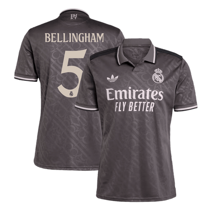 BELLINGHAM #5 Real Madrid Third Away  Soccer Jersey 2024/25 footmaillots.fr