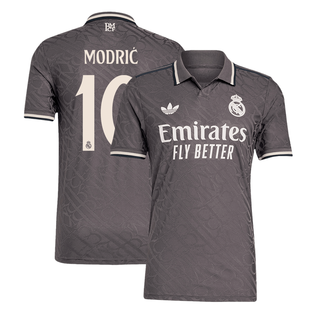 Player Version MODRI? #10 Real Madrid Third Away  Soccer Jersey 2024/25 footmaillots.fr