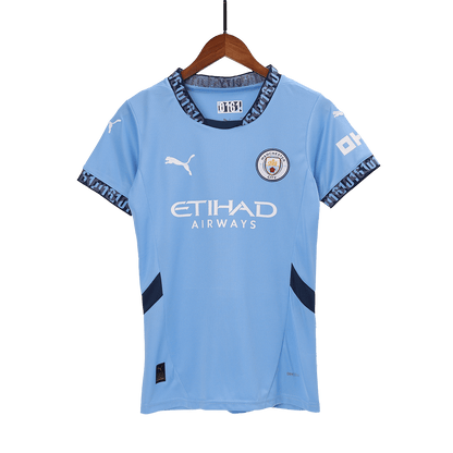 Women's Manchester City Home  Soccer Jersey 2024/25 footmaillots.fr