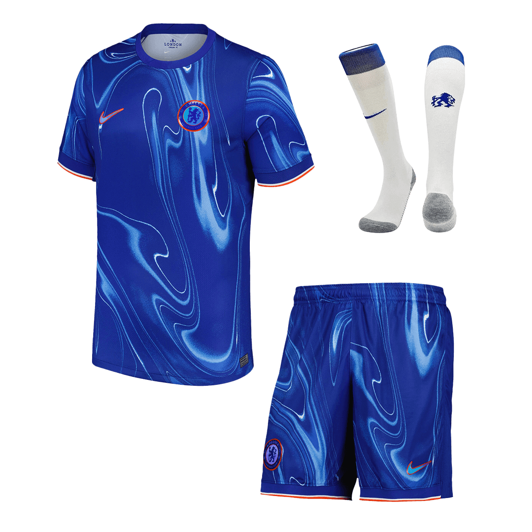 Chelsea Home  Soccer Jersey Kit(Jersey+Shorts+Socks) 2024/25 footmaillots.fr