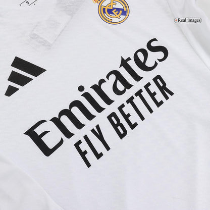 Player Version Real Madrid Home  Soccer Jersey Kit(Jersey+Shorts) 2024/25 footmaillots.fr