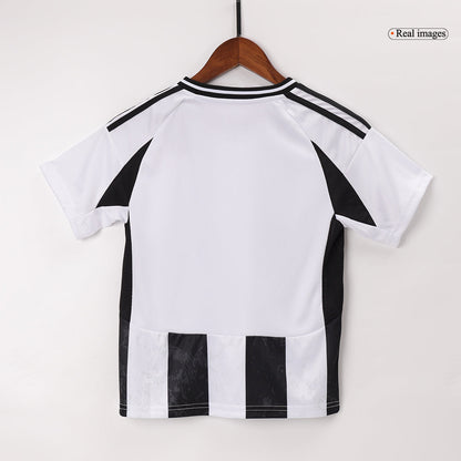 Kid's Juventus Home  Soccer Jersey Kit(Jersey+Shorts+Socks) 2024/25 footmaillots.fr