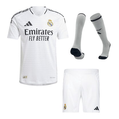 Player Version Real Madrid Home  Soccer Jersey Kit(Jersey+Shorts+Socks) 2024/25 footmaillots.fr