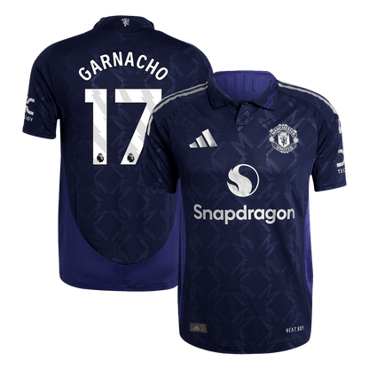 Player Version GARNACHO #17 Manchester United Away  Soccer Jersey 2024/25 footmaillots.fr