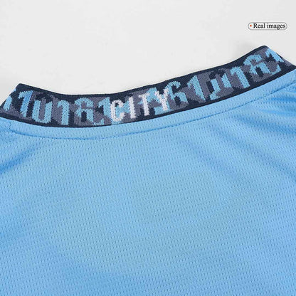 DE BRUYNE #17 Manchester City Home  Soccer Jersey 2024/25 - UCL footmaillots.fr