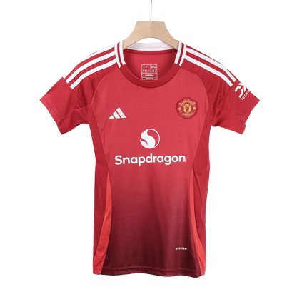 Women's Manchester United Home  Soccer Jersey 2024/25 footmaillots.fr