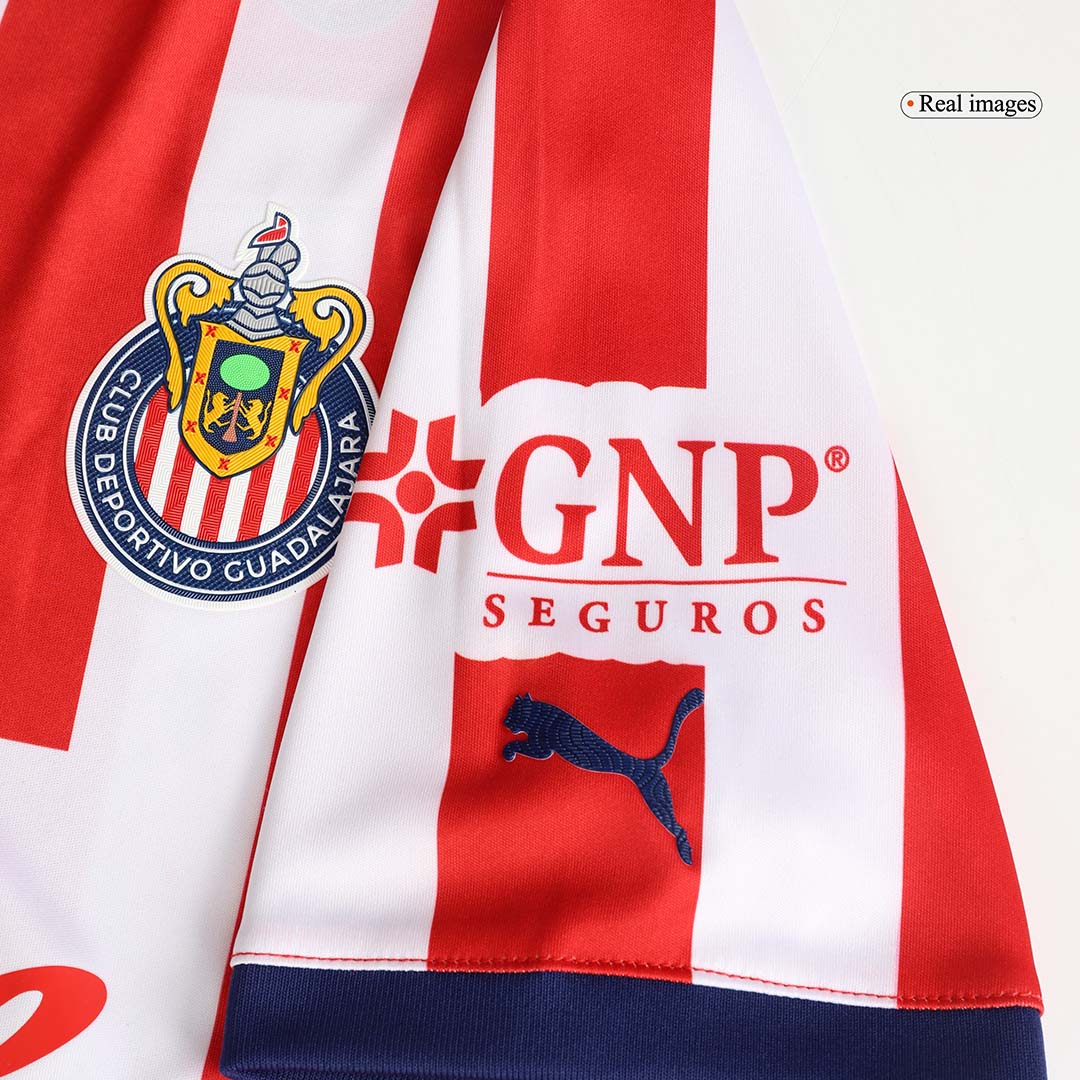 Player Version Chivas Home  Soccer Jersey 2024/25 footmaillots.fr