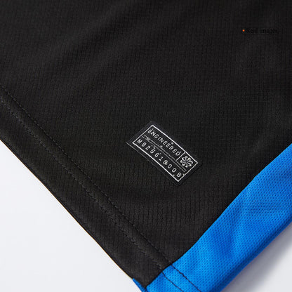Kid's Barcelona Away  Soccer Jersey Kit(Jersey+Shorts) 2024/25 - Spotify Logo Without Text footmaillots.fr
