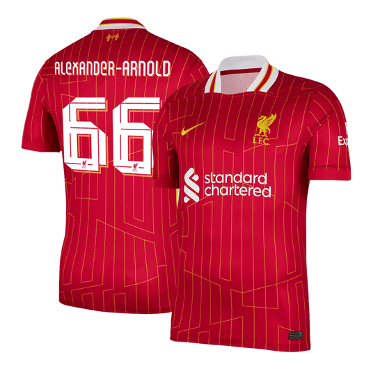 ALEXANDER-ARNOLD #66 Liverpool Home  Soccer Jersey 2024/25 - UCL footmaillots.fr