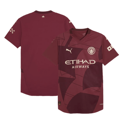 Player Version Manchester City Third Away  Soccer Jersey 2024/25 footmaillots.fr