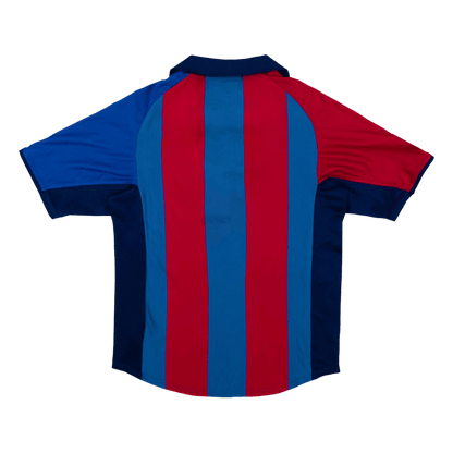 Retro 2001/02 Barcelona Home  Soccer Jersey footmaillots.fr