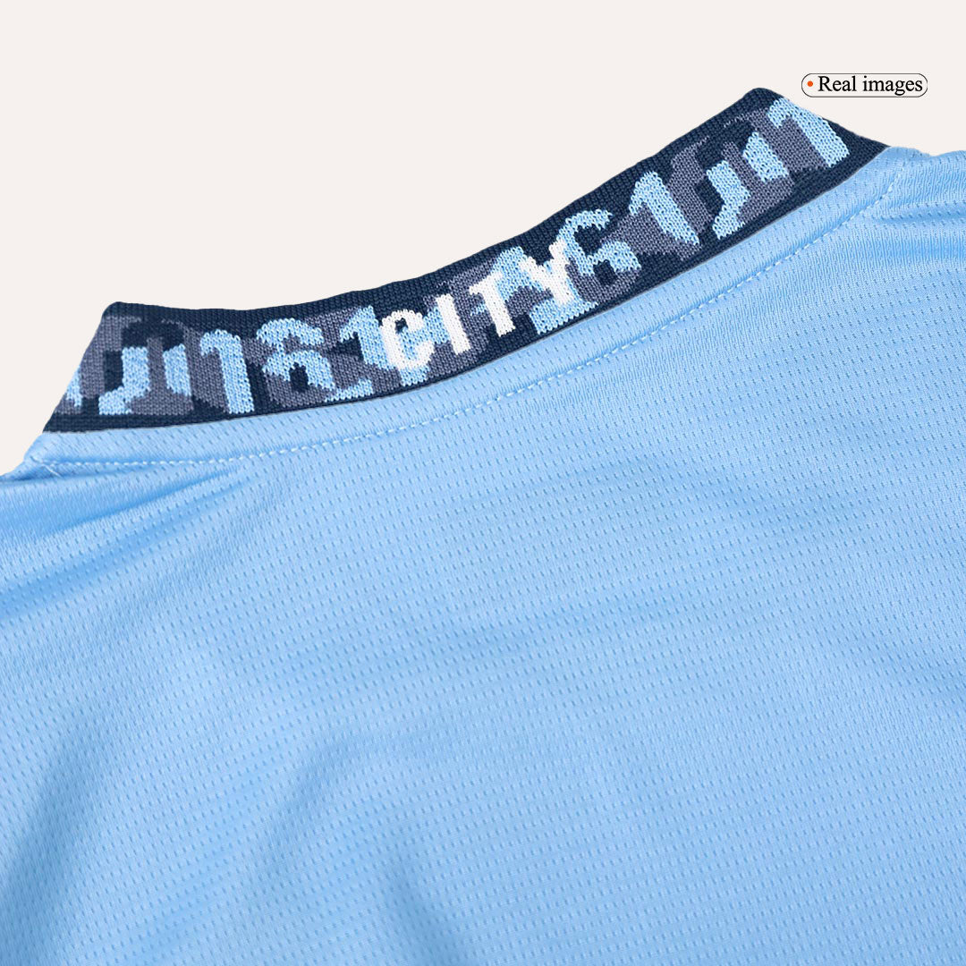 Kid's Manchester City Home  Soccer Jersey Kit(Jersey+Shorts) 2024/25 footmaillots.fr