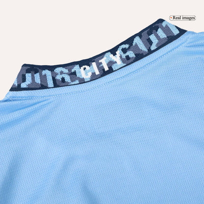 Kid's Manchester City Home  Soccer Jersey Kit(Jersey+Shorts) 2024/25 footmaillots.fr