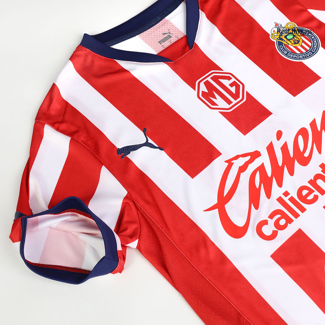 Player Version Chivas Home  Soccer Jersey 2024/25 footmaillots.fr