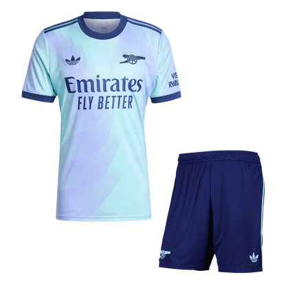Arsenal Third Away  Soccer Jersey Kit(Jersey+Shorts) 2024/25 footmaillots.fr