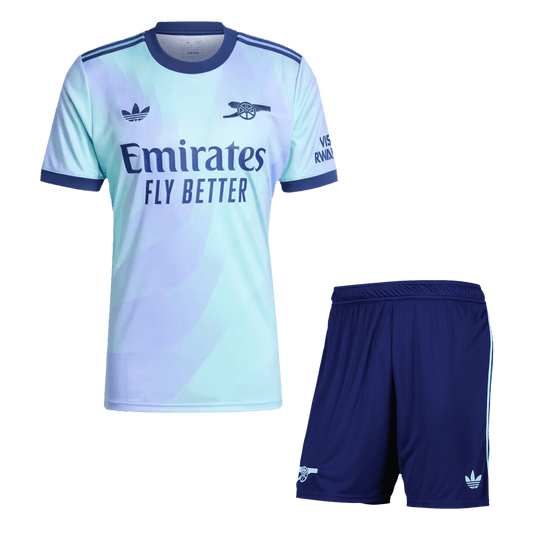 Arsenal Third Away  Soccer Jersey Kit(Jersey+Shorts) 2024/25 footmaillots.fr
