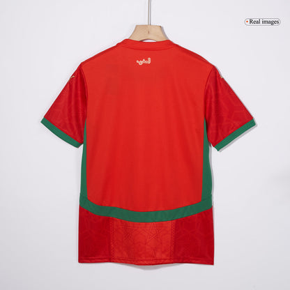 Morocco Home  Soccer Jersey 2024/25 footmaillots.fr