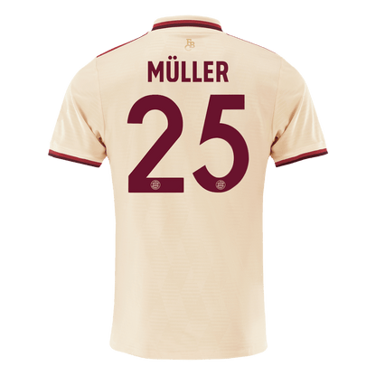 MÜLLER #25 Bayern Munich Third Away  Soccer Jersey 2024/25 - UCL footmaillots.fr