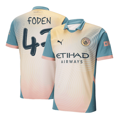 FODEN #47 Manchester City Fourth Away  Soccer Jersey 2024/25 - Definitely City footmaillots.fr