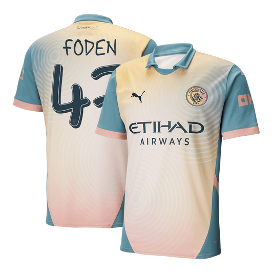 FODEN #47 Manchester City Fourth Away  Soccer Jersey 2024/25 - Definitely City footmaillots.fr