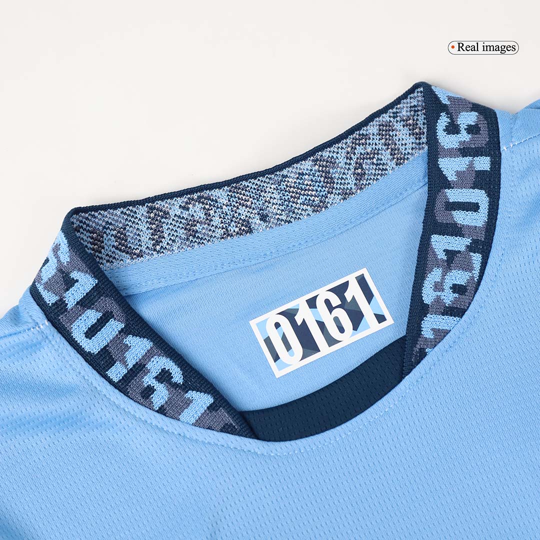 Kid's Manchester City Home  Soccer Jersey Kit(Jersey+Shorts) 2024/25 footmaillots.fr