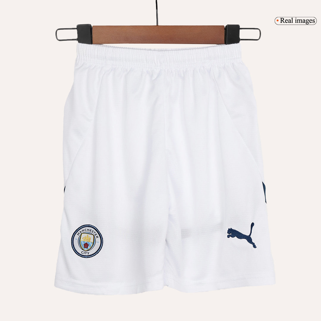Kid's Manchester City Home  Soccer Jersey Kit(Jersey+Shorts) 2024/25 footmaillots.fr