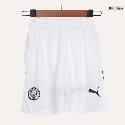 Kid's Manchester City Home  Soccer Jersey Kit(Jersey+Shorts) 2024/25 footmaillots.fr