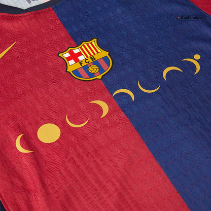 Player Version Barcelona Home  Soccer Jersey 2024/25 - COLDPLAY footmaillots.fr