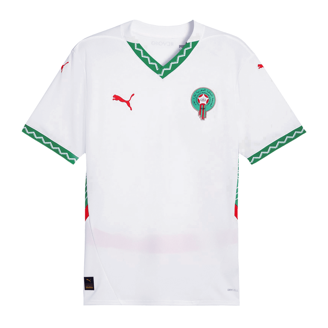Morocco Away  Soccer Jersey 2024/25 footmaillots.fr