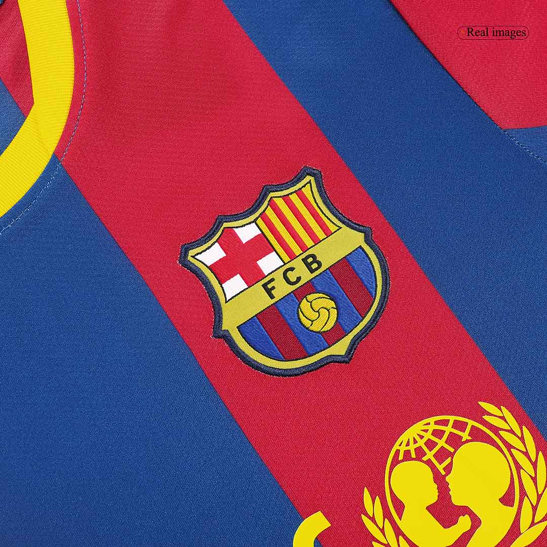 Retro MESSI #10 2010/11 Barcelona Home  Soccer Jersey footmaillots.fr