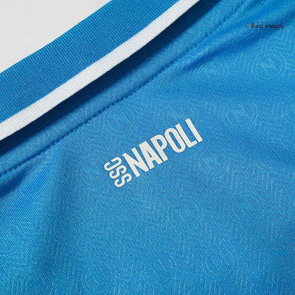 Kid's Napoli Home  Soccer Jersey Kit(Jersey+Shorts) 2024/25 footmaillots.fr