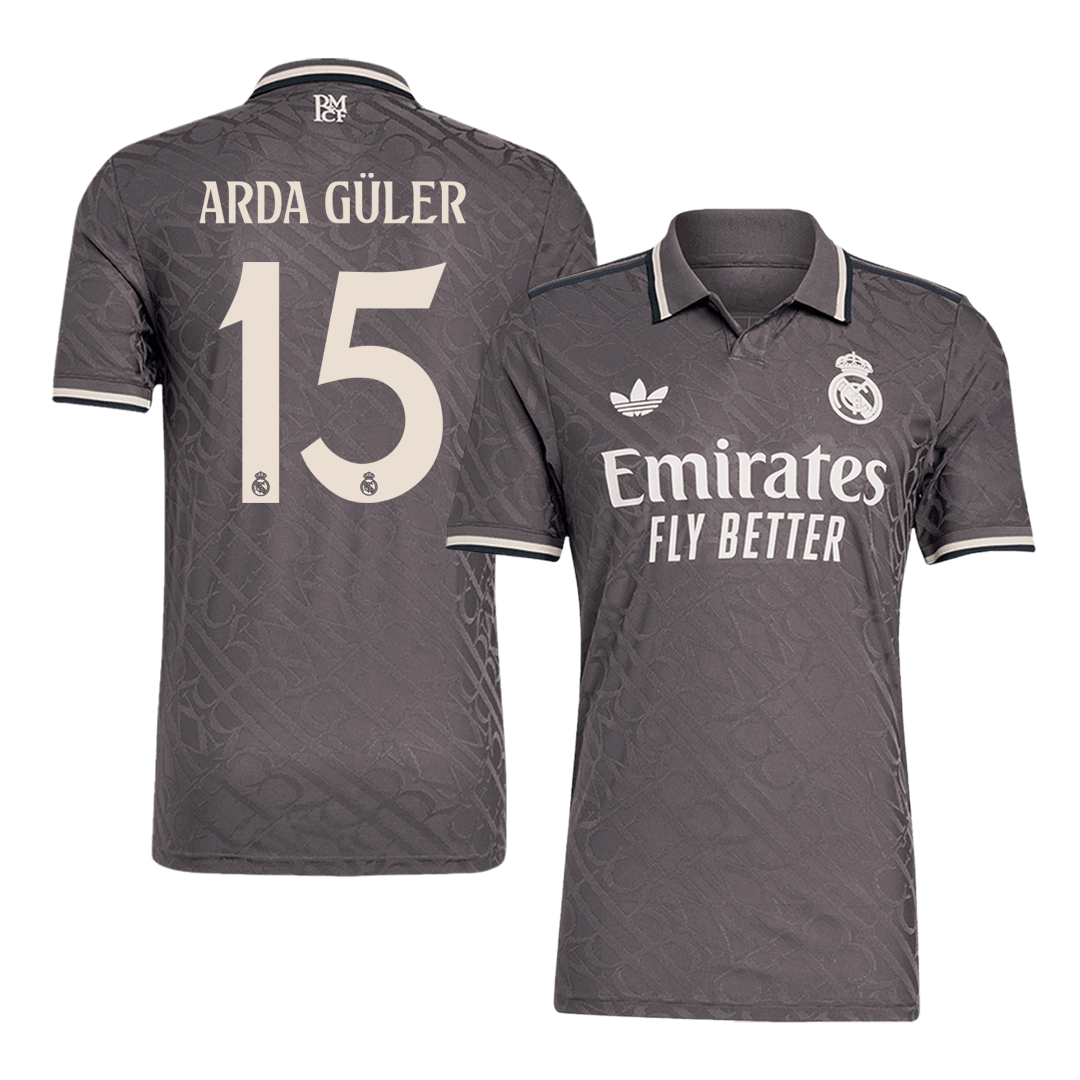Player Version Arda Güler #15 Real Madrid Third Away  Soccer Jersey 2024/25 footmaillots.fr