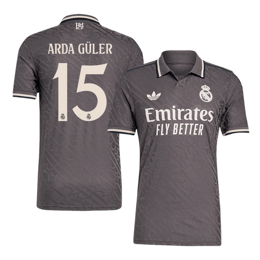 Player Version Arda Güler #15 Real Madrid Third Away  Soccer Jersey 2024/25 footmaillots.fr