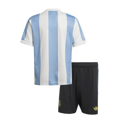 Kid's Argentina  Soccer Jersey Kit(Jersey+Shorts) 2024 - 50th Anniversary footmaillots.fr