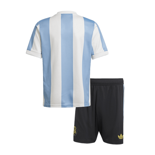 Kid's Argentina  Soccer Jersey Kit(Jersey+Shorts) 2024 - 50th Anniversary footmaillots.fr