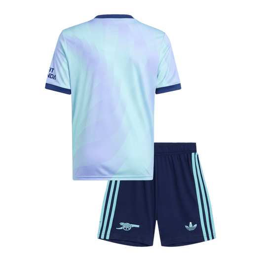 Kid's Arsenal Third Away  Soccer Jersey Kit(Jersey+Shorts) 2024/25 footmaillots.fr