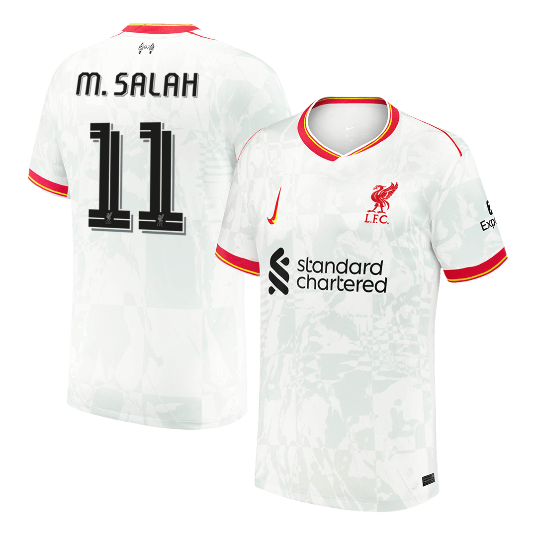 M.SALAH #11 Liverpool Third Away  Soccer Jersey 2024/25 - UCL footmaillots.fr