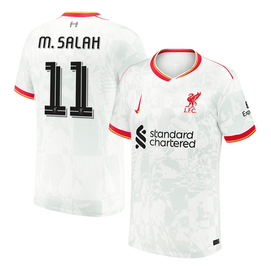 M.SALAH #11 Liverpool Third Away  Soccer Jersey 2024/25 - UCL footmaillots.fr
