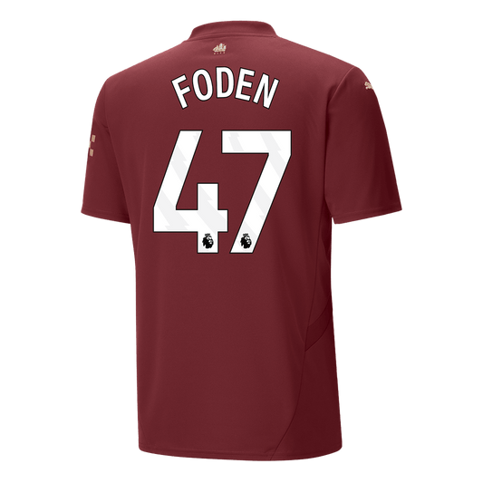 FODEN #47 Manchester City Third Away  Soccer Jersey 2024/25 footmaillots.fr