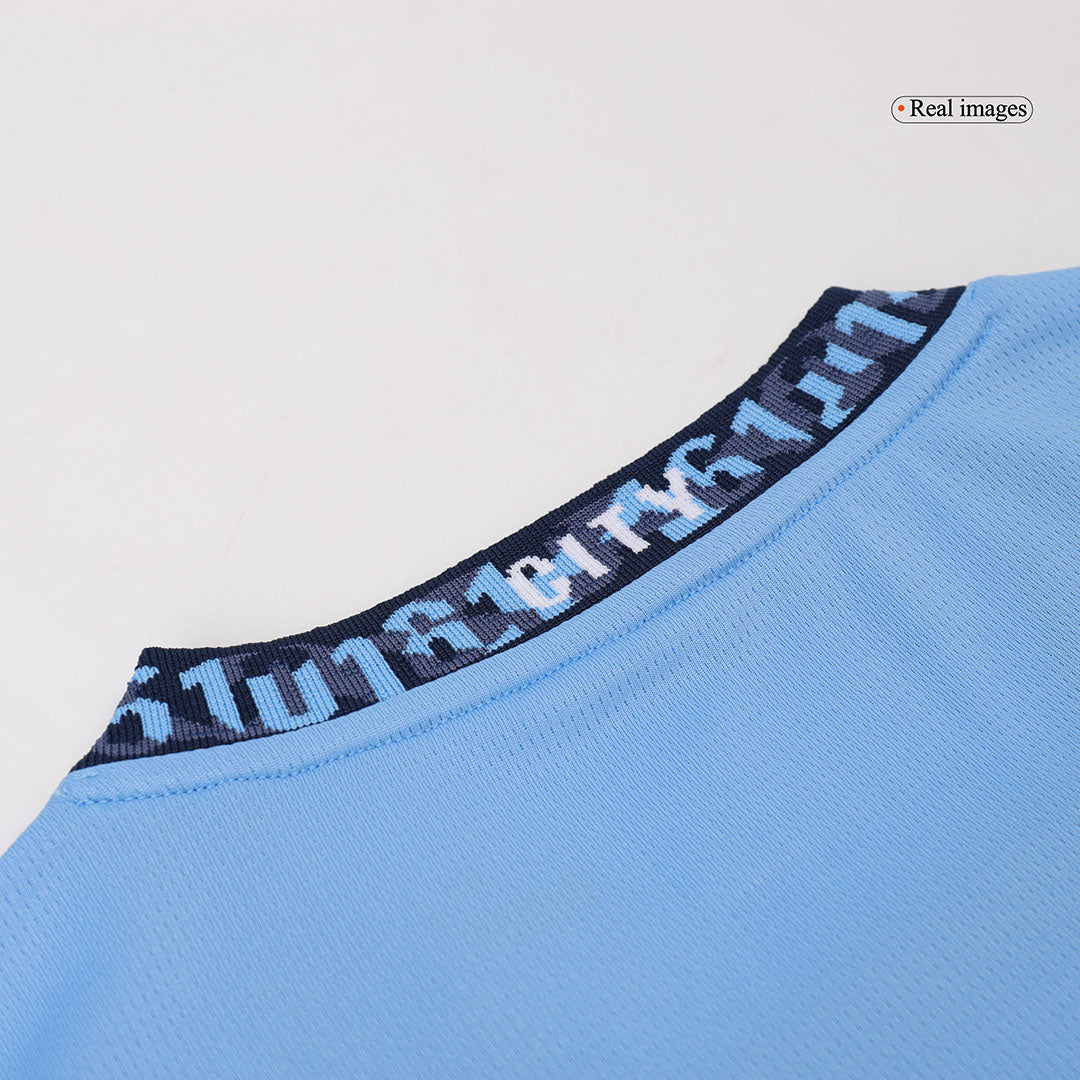 DE BRUYNE #17 Manchester City Home  Soccer Jersey 2024/25 footmaillots.fr