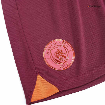 Manchester City Away Soccer Shorts 2023/24 footmaillots.fr