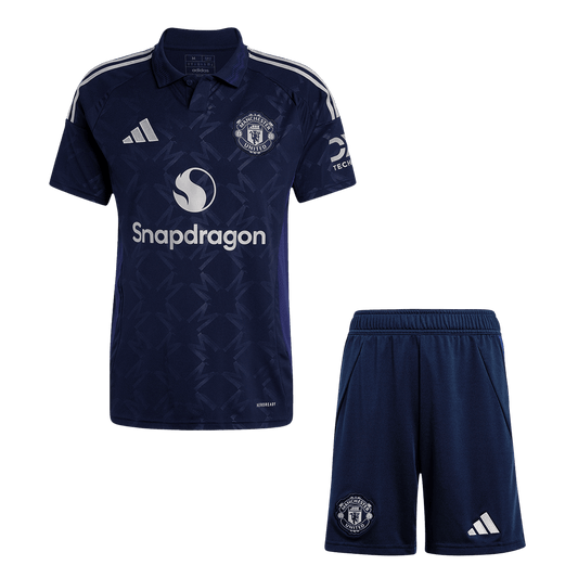 Manchester United Away  Soccer Jersey Kit(Jersey+Shorts) 2024/25 footmaillots.fr